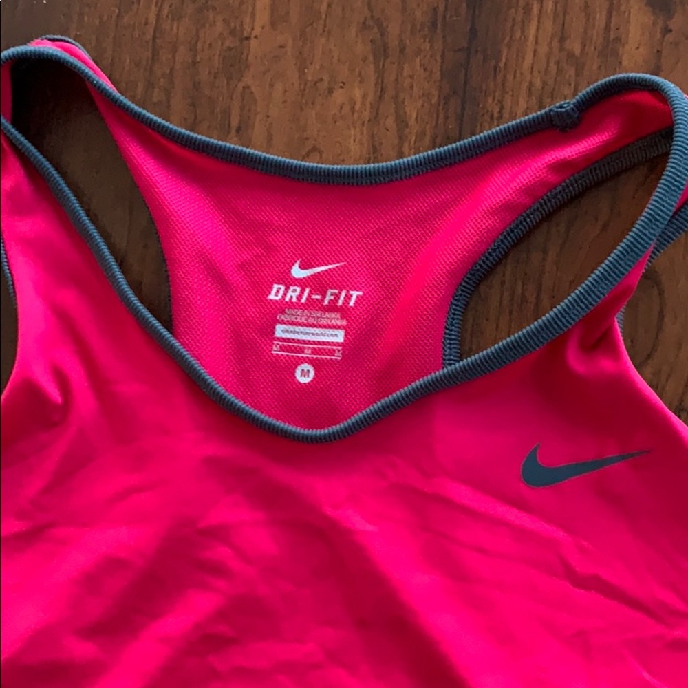 Nike Razorback Tank, M (Fuchsia/Grey) - Picture 2 of 3